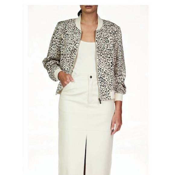 NEW SANCTUARY eve spots bomber jacket in light leopard print - Picture 1 of 1